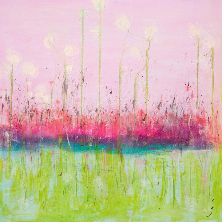 My greener grass - 80x80 cm - 2025