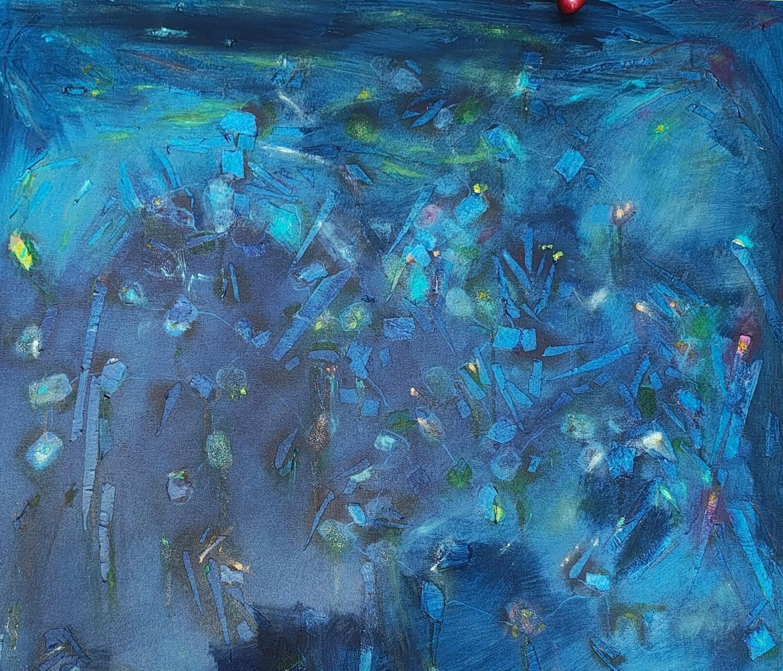 Holding the night - 100x100cm - 2026